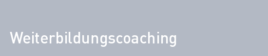 Weiterbildungscoaching